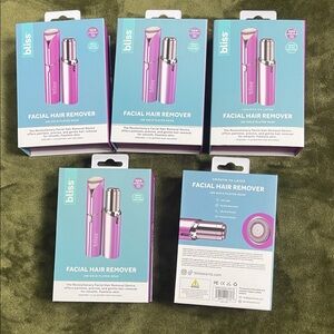 Bliss Purple Facial Hair Remover 18k Gold Plated head